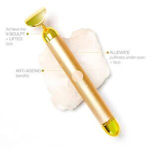 Sculpt Lift Bar 24K Gold Facial Massager – Anti-Ageing Vibration Skincare Tool